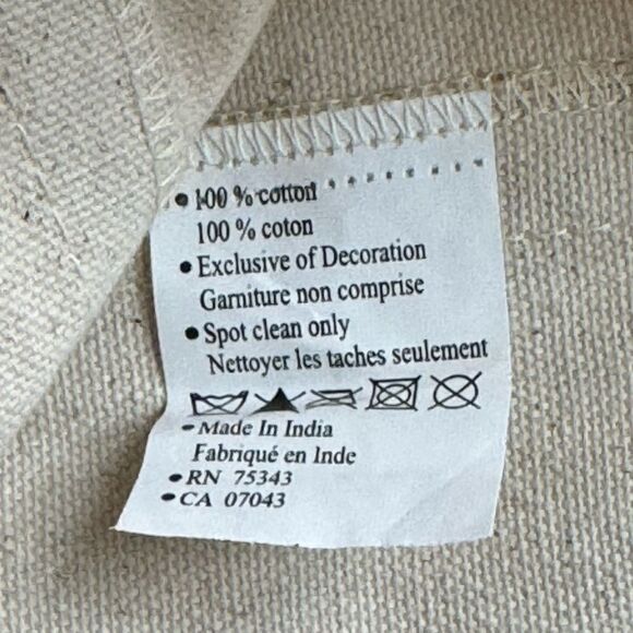 Fall Harvest Cheetah Pumpkin 100% Cotton Reusable Bag NWT - Picture 10 of 10